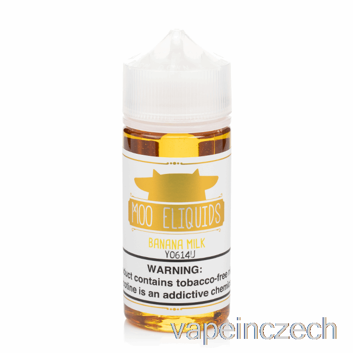 Banánové Mléko - Moo E-liquid - 100 Ml 6mg Vape Per